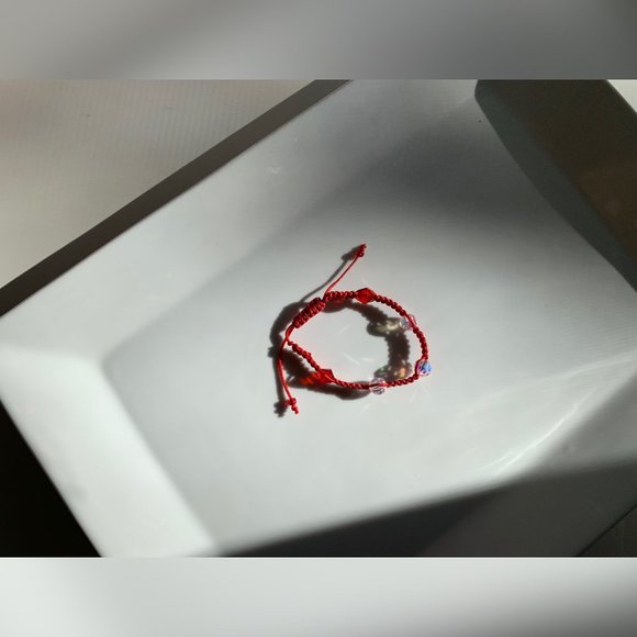 Swarovski Crystal Beaded Crochet Handmade Bracelet - Picture 5 of 5